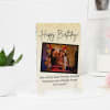 Personalized Acrylic Birthday Greeting Card Online