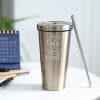 Gift Personalized - Always Late But Worth The Wait - Golden Tumbler