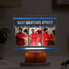 Personalized Best Brother Ever Brown Base LED Lamp Online