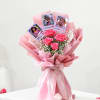 Personalized Birthday Magnets And Blooms Bouquet Online