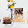 Personalized Blooms And Treat Birthday Combo Online