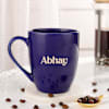 Personalized Blue Ceramic Mug