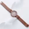 Buy Personalized Brown Embellished Wristwatch