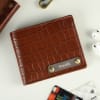 Personalized Brown Leather Wallet for Men Online