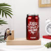 Gift Personalized Can Tumbler With Wooden Eyeglasses Stand