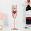 Buy Personalized Cheers To Love Copper Flute Glass - Set Of 2