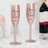 Personalized Cheers To Love Copper Flute Glass - Set Of 2 Online