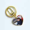 Buy Personalized Cherished Memory Heart-Shaped Gold Keychain