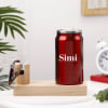 Gift Personalized Coke Can With Eyeglasses Stand