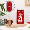 Personalized Coke Can With Eyeglasses Stand Online