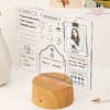 Buy Personalized Daily Journal LED Lamp With Wooden Base