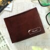 Shop Personalized Dark Brown Leather Wallet for Men