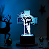 Personalized Divine Cross Christmas LED Lamp - Black Base Online