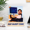 Personalized Eat Sleep Code Men's Caricature Online