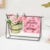 Personalized Forever Together Swinging Metal Planter Online