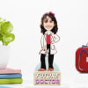 Personalized Future Doctor Caricature For Girls Online