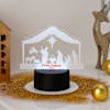 Buy Personalized Gleaming Nativity Christmas LED Lamp - Black Base