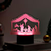 Personalized Gleaming Nativity Christmas LED Lamp - Black Base Online