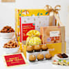 Personalized Golden Bliss New Year Treats Family Hamper Online