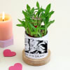 Gift Personalized Guardians of the Galaxy Planter With Bamboo Plant