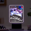 Personalized Happy Friendship Day LED Lamp - Black Base