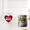 Gift Personalized Happy Wife Happy Life Couple Mugs With Roses