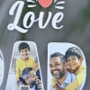 Gift Personalized I Love Dad LED Lamp