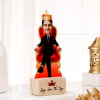 Gift Personalized King Caricature with Wooden Stand