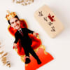 Buy Personalized King Caricature with Wooden Stand