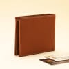 Shop Personalized Leather Wallet For Men - Tan