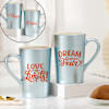 Personalized Love And Dream Tall Mug For Couple - Set Of 2 Online