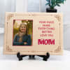 Personalized Love You Mom Wooden Photo Frame Online