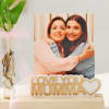 Gift Personalized Love You Mumma Photo Stand With Money Plant