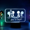 Gift Personalized Mickey N Minnie LED Lamp