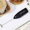 Gift Personalized Mini Portable Frother - Black