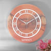 Personalized Modern Bright Wooden Clock Online