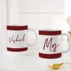 Buy Personalized Mr. And Mrs. Mugs With Blooms