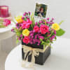 Shop Personalized Polaroid And Rose Arrangement For Mom
