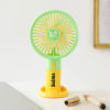 Buy Personalized Portable Hand Fan - Green And Yellow