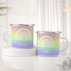 Personalized Rainbow Coffee Mug - Set Of 2 Online