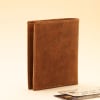 Buy Personalized Rugged Leather Wallet For Men - Tan