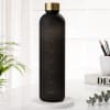 Shop Personalized Sleek Matte Black Bottle