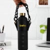 Personalized Sleek Matte Black Bottle Online