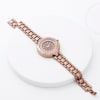 Buy Personalized Studded Rose Gold Watch