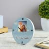 Gift Personalized Table Clock For Sister