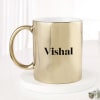 Gift Personalized Tea Lover's Delight Gold Mug With Coaster