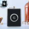 Personalized Vegan Leather Hip Flask