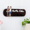 Gift Personalized Wooden Keyholder With Caricature