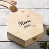 Shop Personalized Wooden Masala Box with Metal Containers for Mom