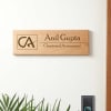 Personalized Wooden Name Plate for CA Online